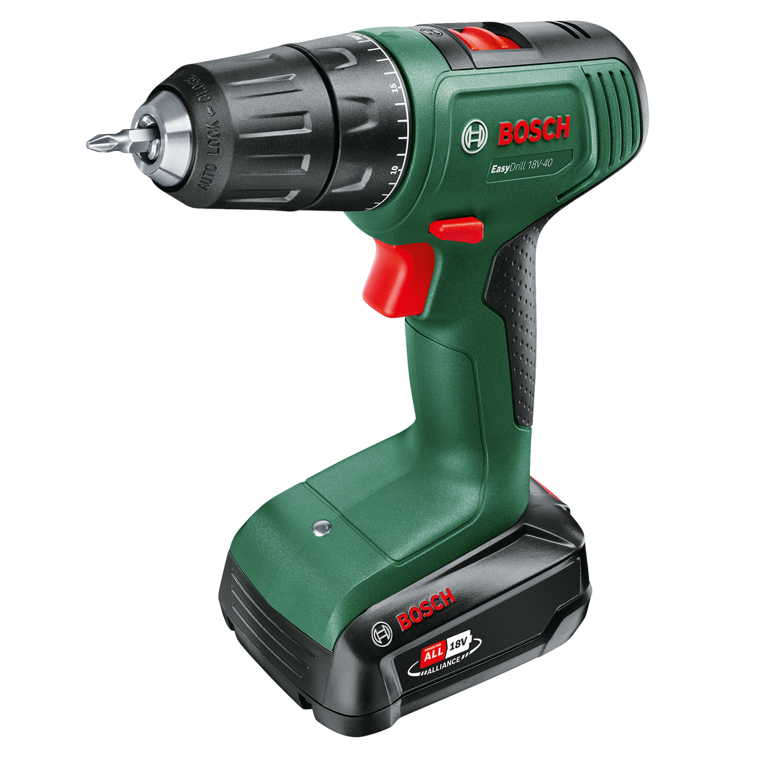EasyDrill 18V-40 (1x 2,0Ah) + AL18V-20 in carrying case