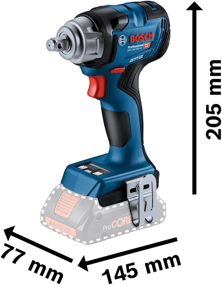 Boulonneuse GDS 18V-330 HC solo + CoMo L