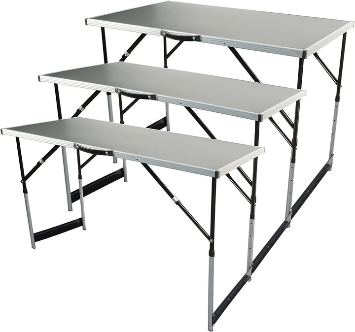 Brüder Mannesmann M70113 - 3 pcs table set, adjustable heights