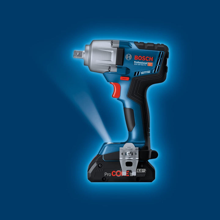 Boulonneuse GDS 18V-450 PC + ProCORE18V 2x4,0Ah + GAL 18V-40 + CoMo L