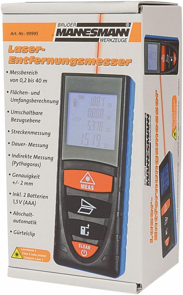 Brüder Mannesmann M99995 - Laser distancemeter