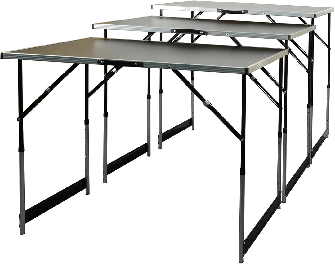 Brüder Mannesmann M70113 - 3 pcs table set, adjustable heights