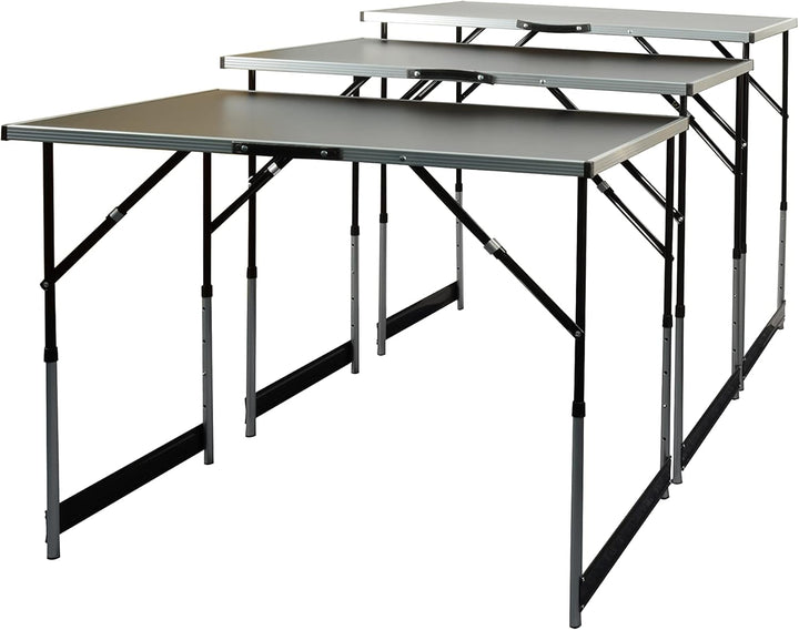 Brüder Mannesmann M70113 - 3 pcs table set, adjustable heights