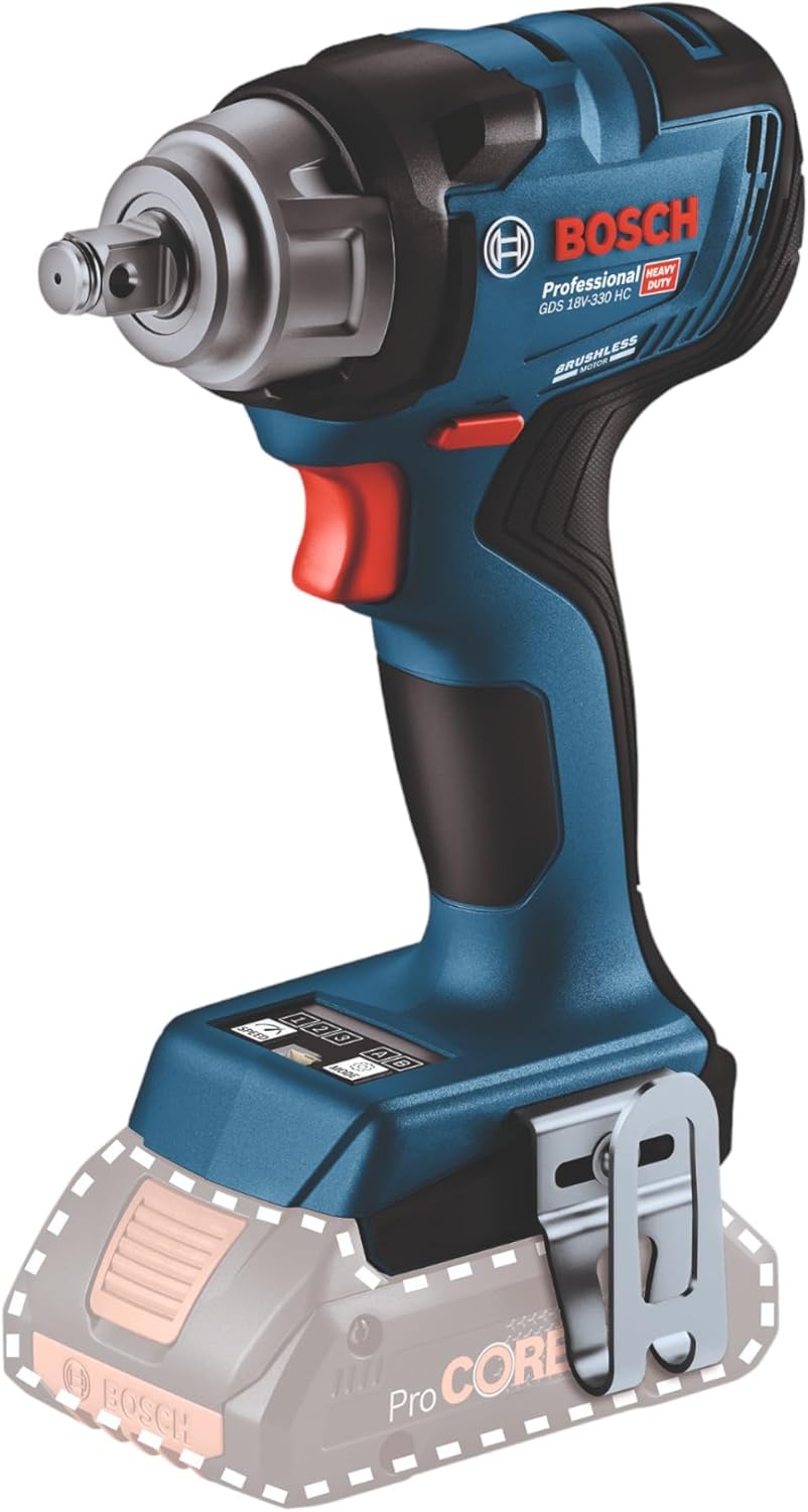 Boulonneuse GDS 18V-330 HC + GBA 2x5,0Ah + GAL 18V-40 L
