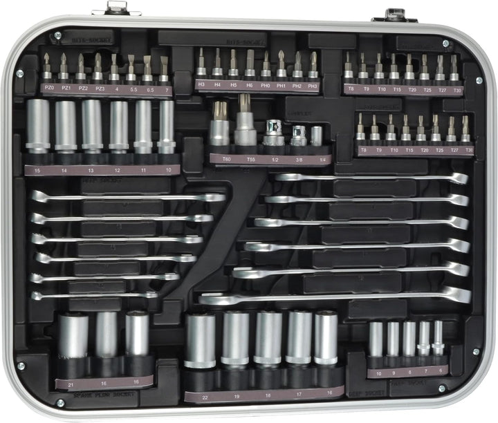 Brüder Mannesmann Q25000 - QUANTOOL - Steckschlüsselsatz, 226-tlg
