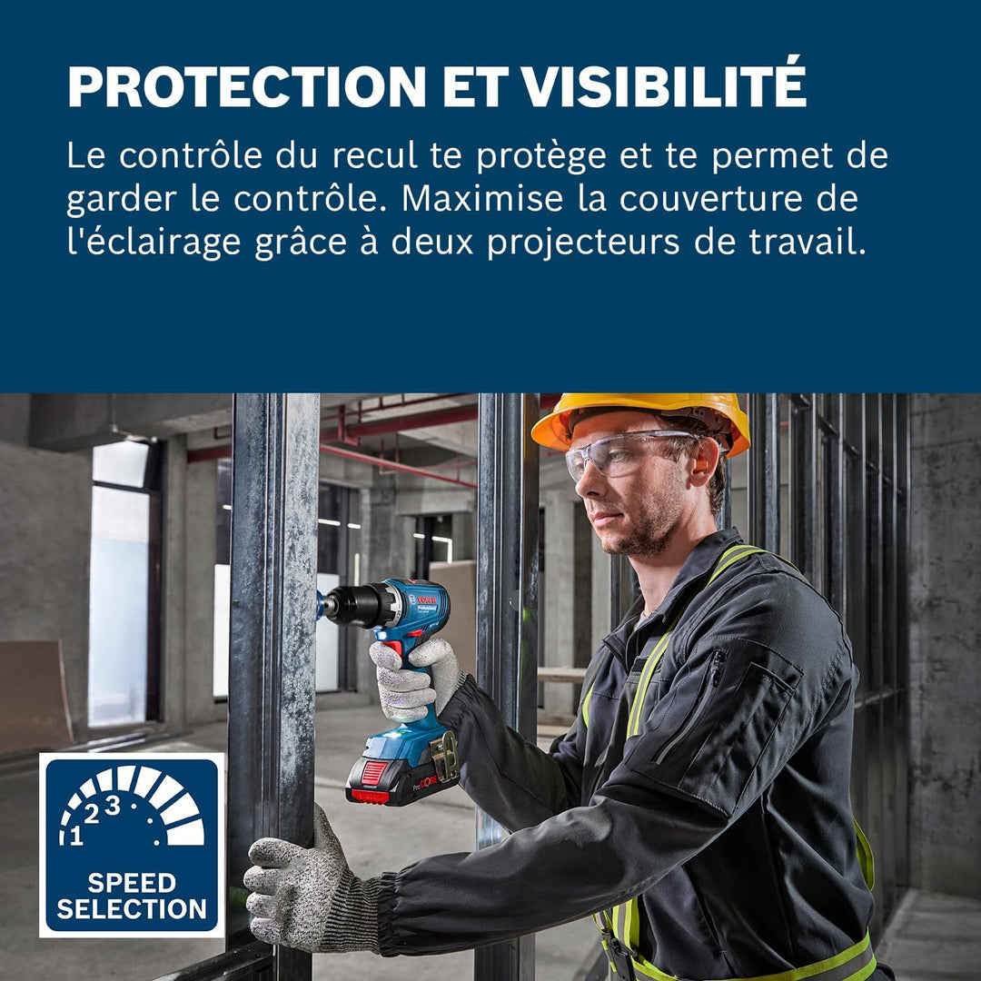 Perceuse-visseuse sans fil GSR 18V-65 Bosch Professionnel
