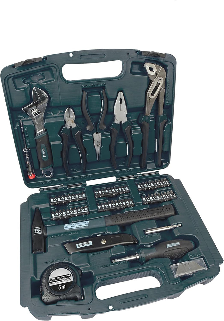 Brüder Mannesmann M29087 - Jeux d’outils multiusages 163 pcs.