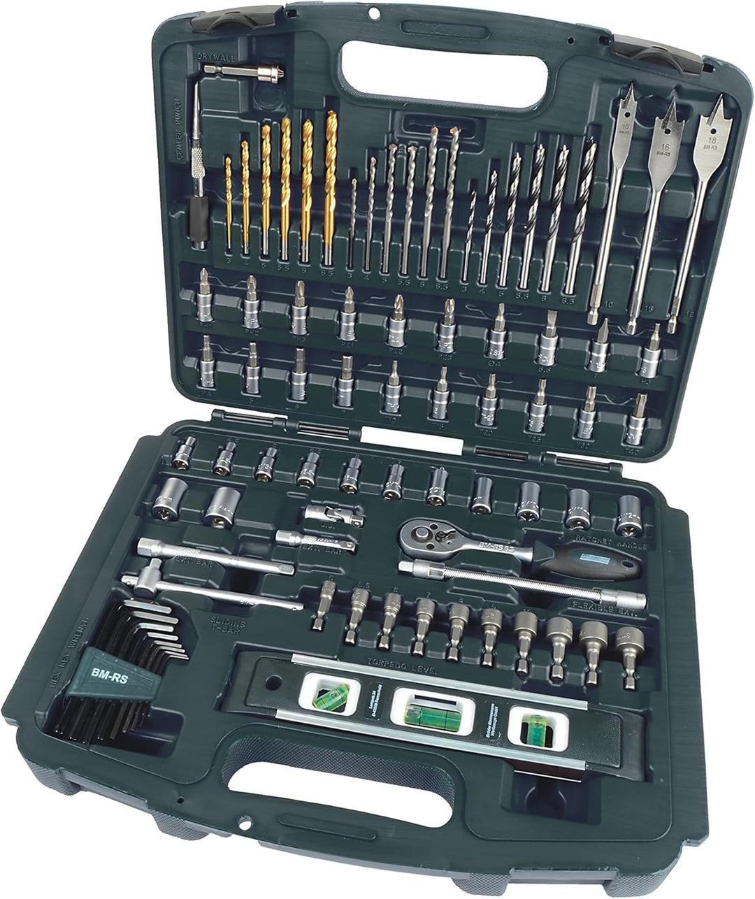 Brüder Mannesmann M29087 - Jeux d’outils multiusages 163 pcs.