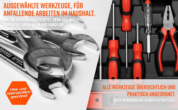 Brüder Mannesmann M29083 - Jeu d'outil à main  95 pcs.