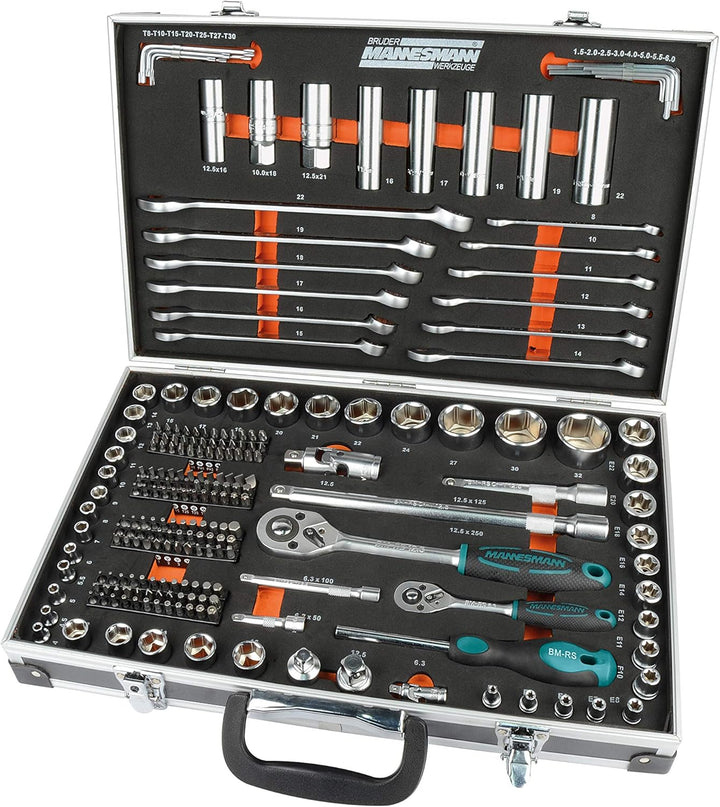 Brüder Mannesmann M98432 - Socket set, 232 pcs.