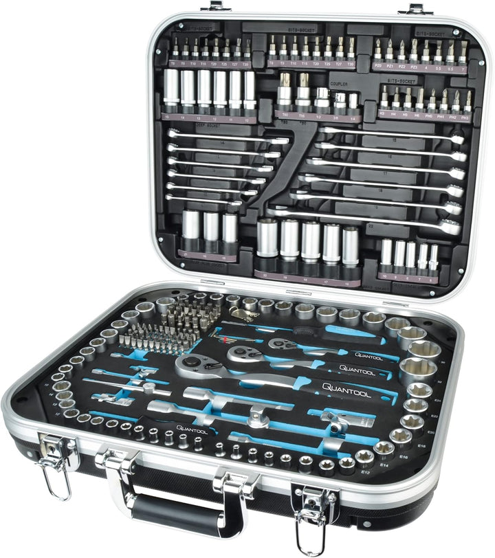 Brüder Mannesmann Q25000 - QUANTOOL - Steckschlüsselsatz, 226-tlg