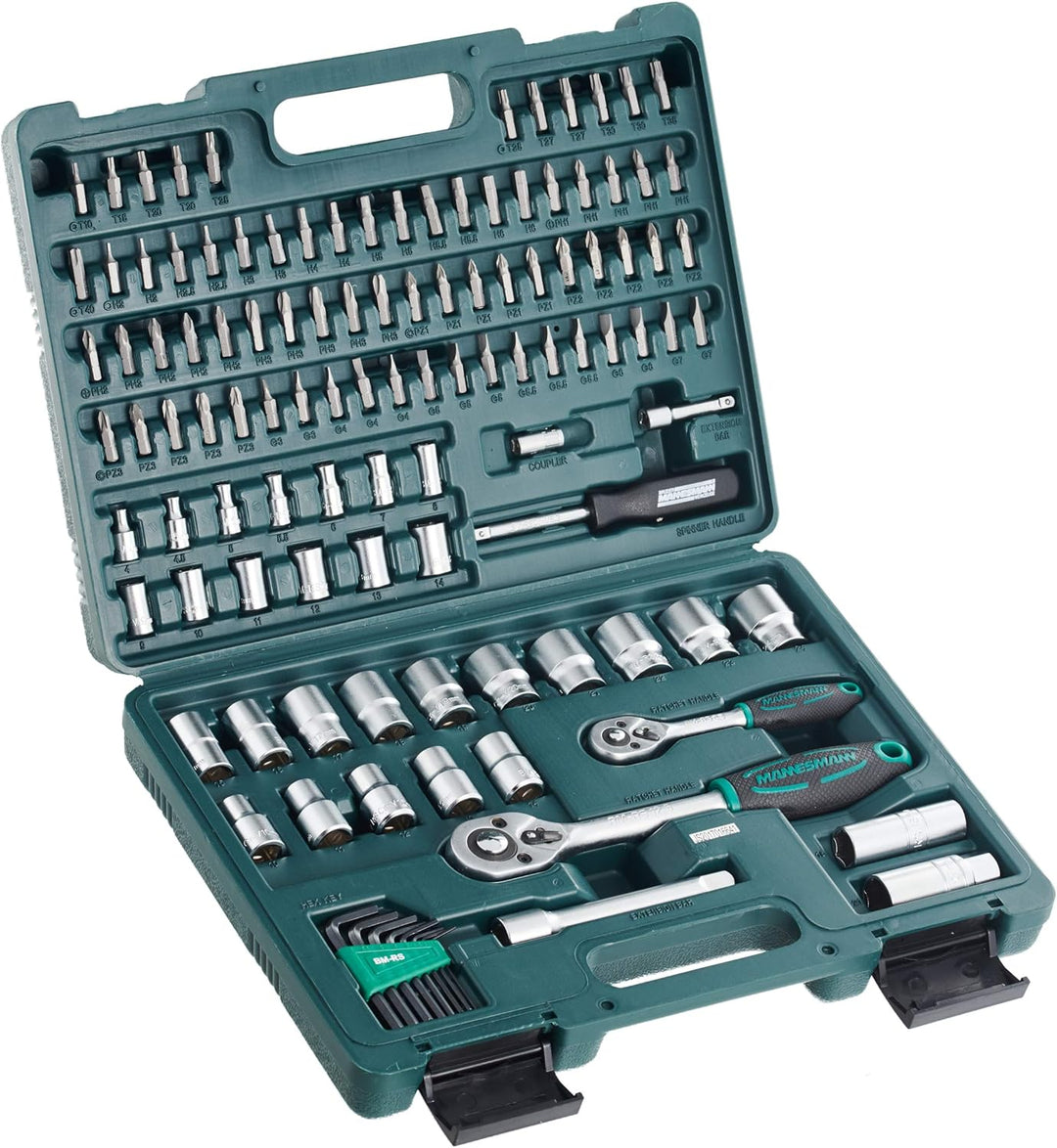 Brüder Mannesmann M98415 - coffrets clefs et douilles 115 pièces