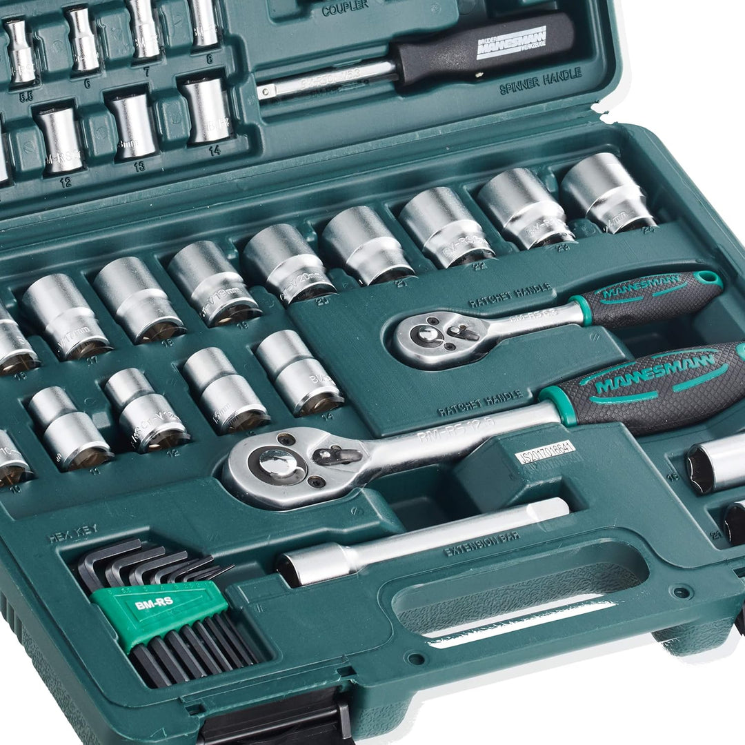 Brüder Mannesmann M98415 - coffrets clefs et douilles 115 pièces