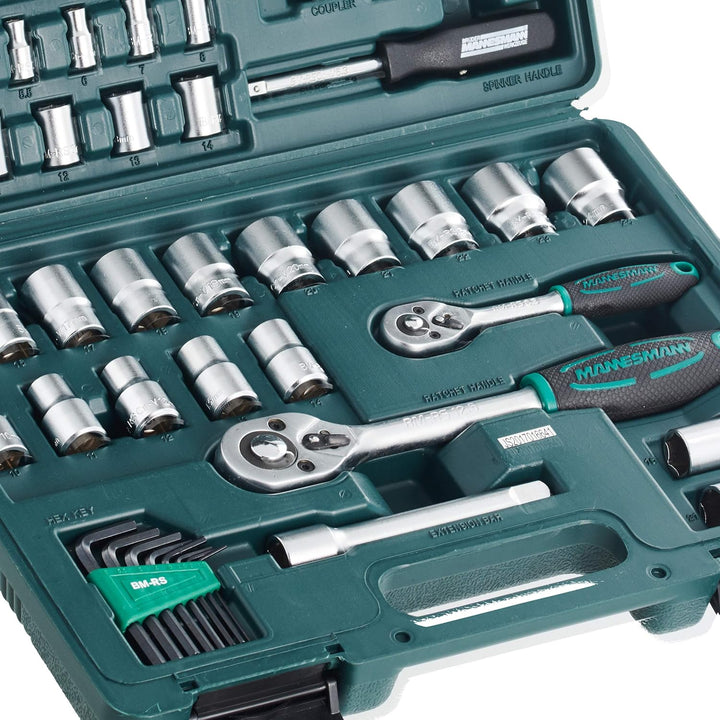 Brüder Mannesmann M98415 - coffrets clefs et douilles 115 pièces