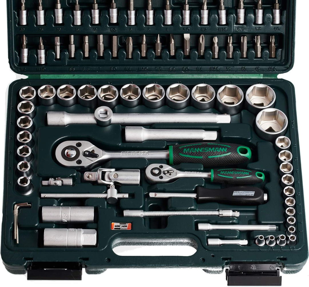 Clé à Douille Brüder Mannesmann M98410 94 Pièces Chrome Vanadium