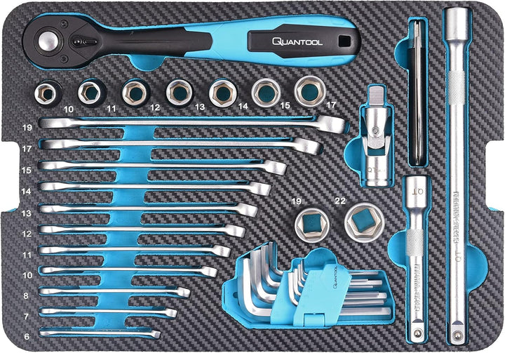 Brüder Mannesmann Q25150 - Tool set, 48 pcs.