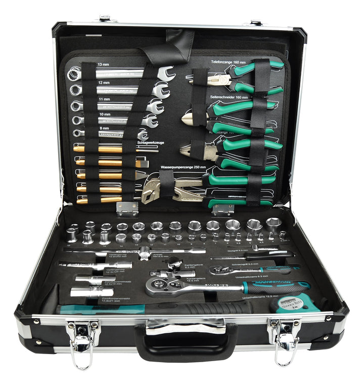 Brüder Mannesmann M29078 - Jeux d’outils multiusages 160 pcs. - MK SELLER EU