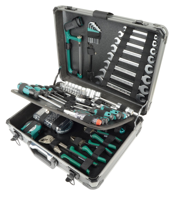 Brüder Mannesmann M29079 - 133 - pcs tool set in alu - case - MK SELLER EU
