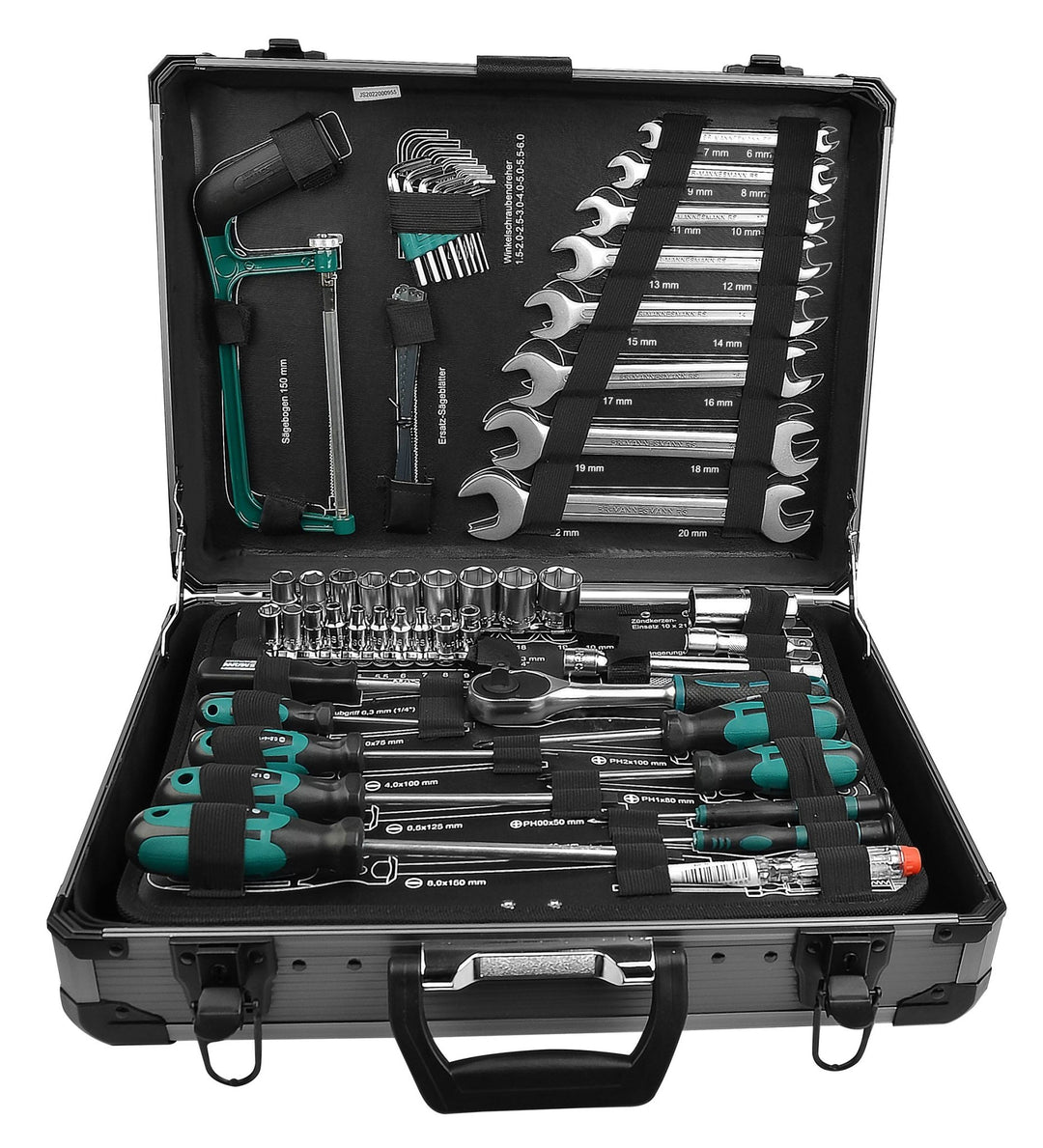 Brüder Mannesmann M29079 - 133 - pcs tool set in alu - case - MK SELLER EU