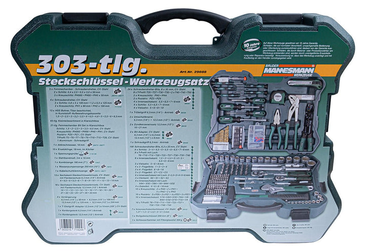Brüder Mannesmann M29088 - Jeux d’outils multiusages 303 - pcs. - MK SELLER EU
