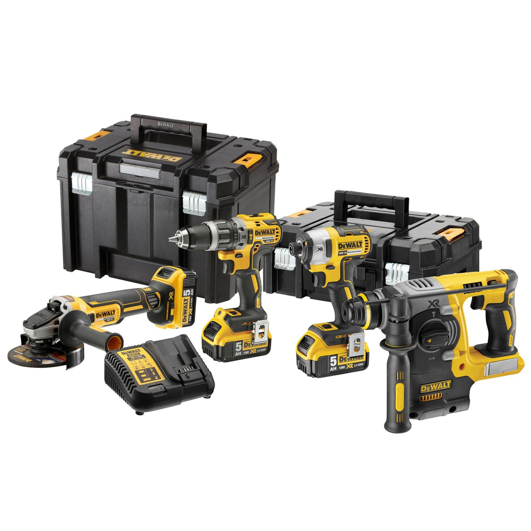 DEWALT Kit 4 outils XR 18V 5Ah Li - Ion Brushless - MK SELLER EU