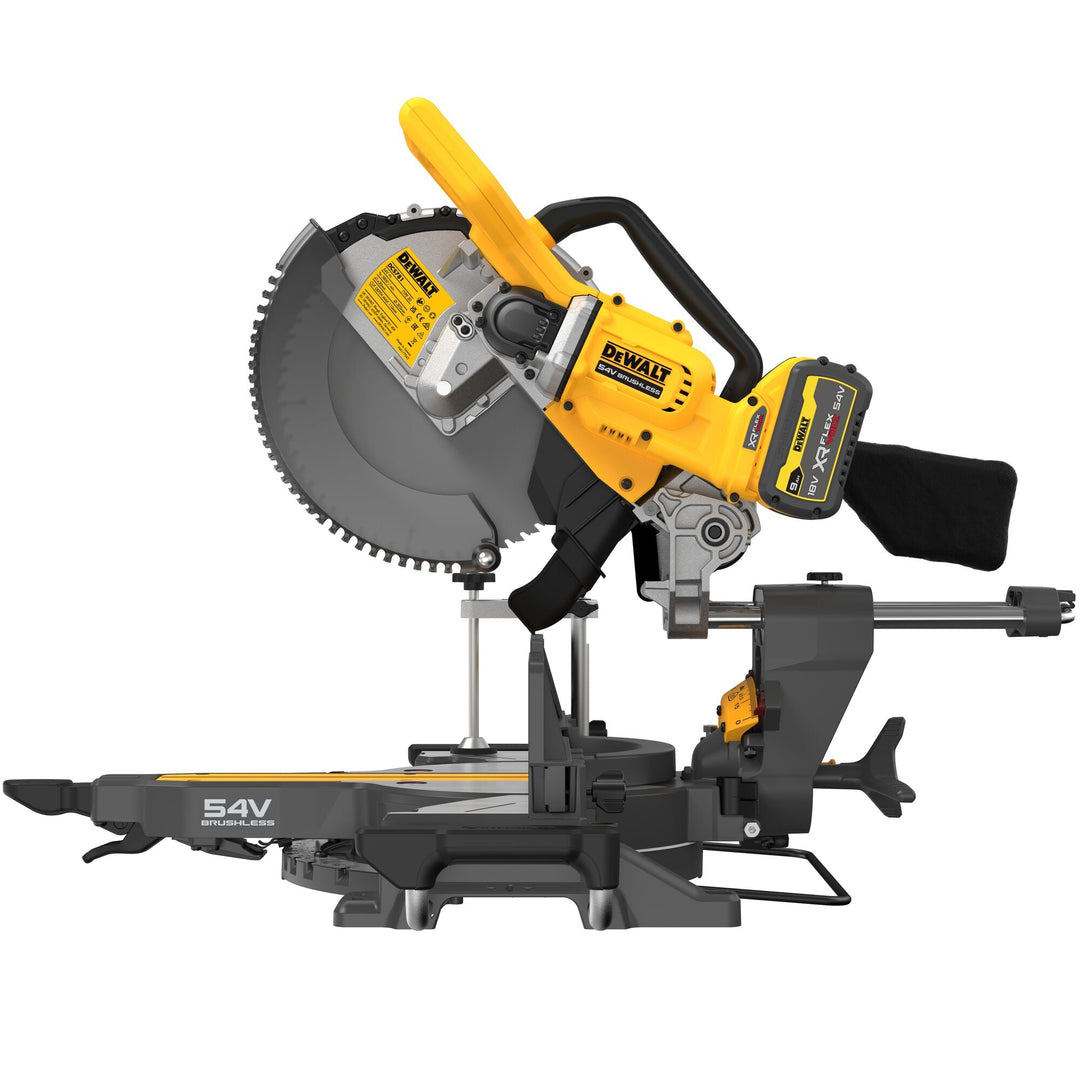 DEWALT Scie à onglets XR FLEXVOLT 54V 3Ah Li - Ion Brushless 305 mm - MK SELLER EU