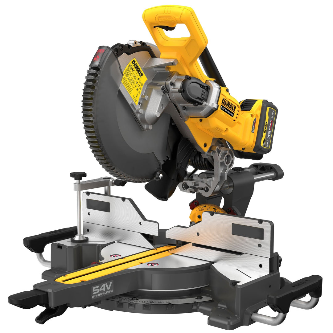 DEWALT Scie à onglets XR FLEXVOLT 54V 3Ah Li - Ion Brushless 305 mm - MK SELLER EU
