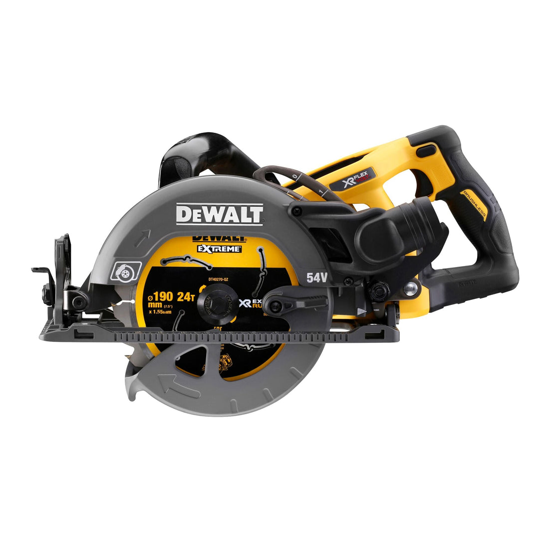 DEWALT Scie circulaire Construction XR FLEXVOLT 54V Brushless 190 mm - MK SELLER EU