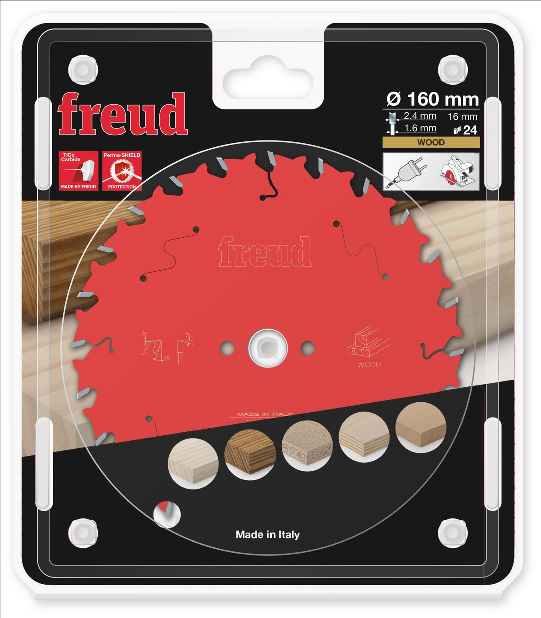 FREUD FR06W001H Lame Bois Ø160×16mm Z24 - MK SELLER EU