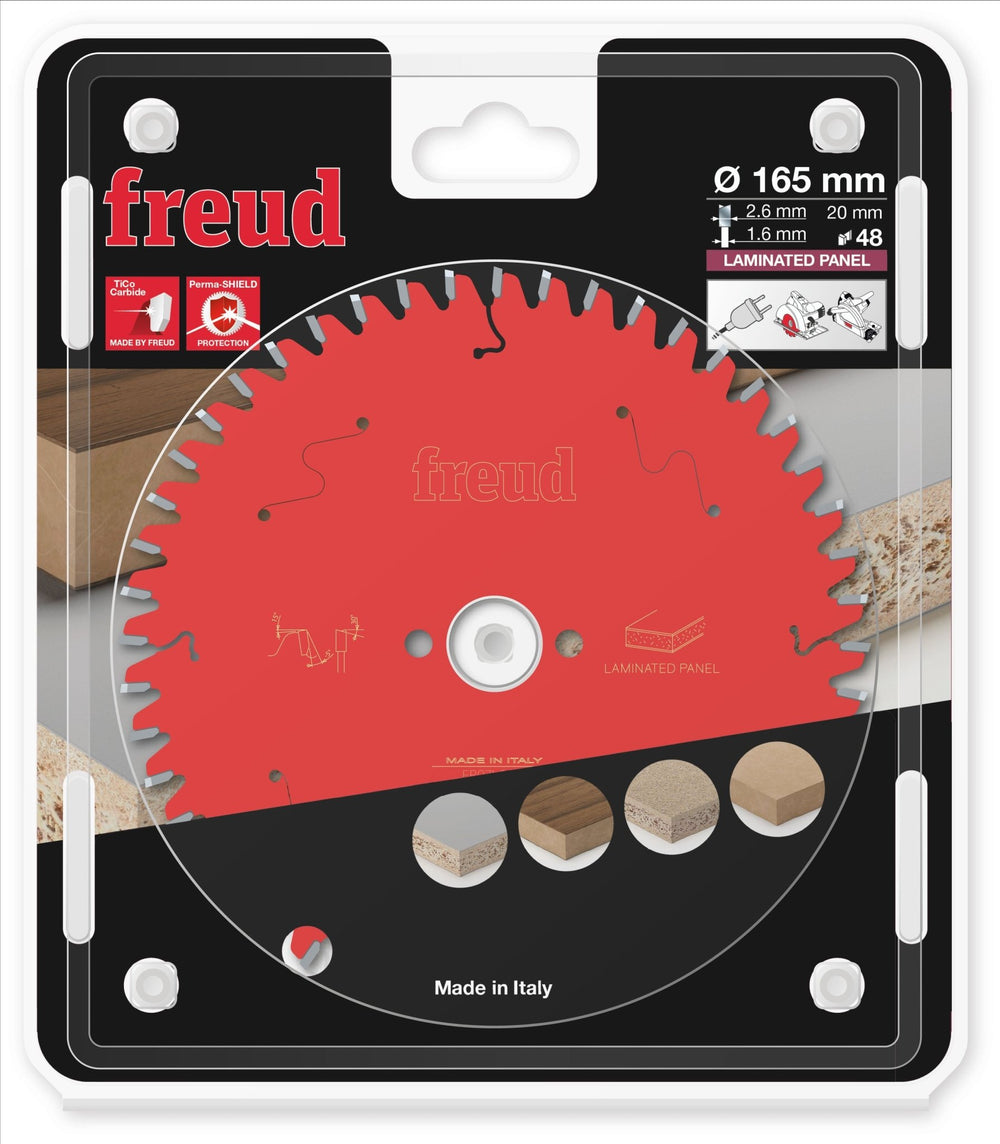 FREUD FR07L001H Lame Mélaminé/Aggloméré Ø165×20mm Z48 - MK SELLER EU