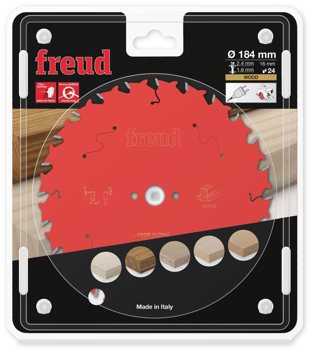 FREUD FR11W001H Lame Bois Ø184×16mm Z24 - MK SELLER EU