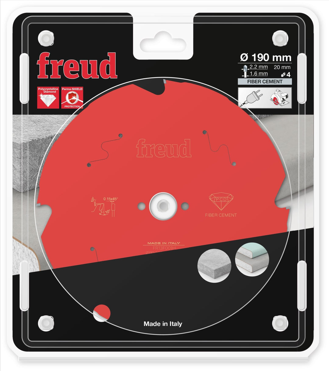 FREUD FR13F001H Lame Fibrociment Ø190×20mm Z4 - MK SELLER EU