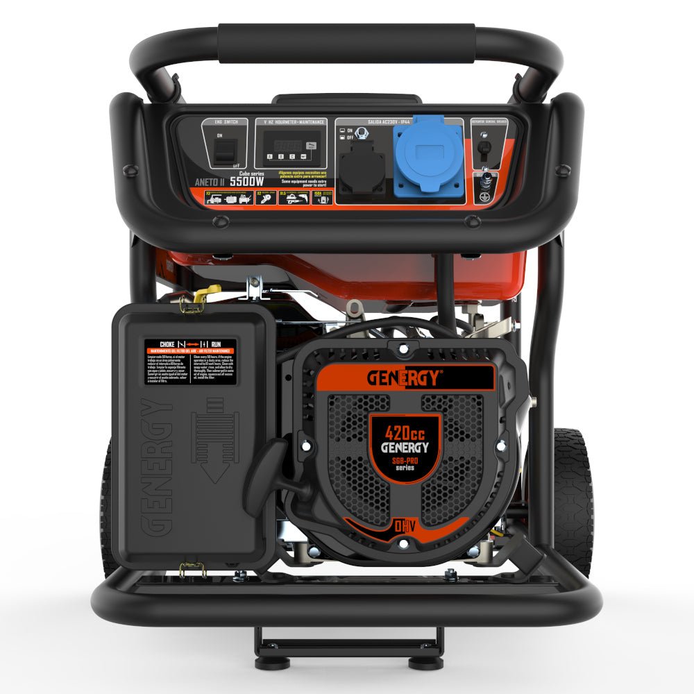 Genergy Aneto 5500 W – Groupe électrogène essence (démarrage manuel) - MK SELLER EU