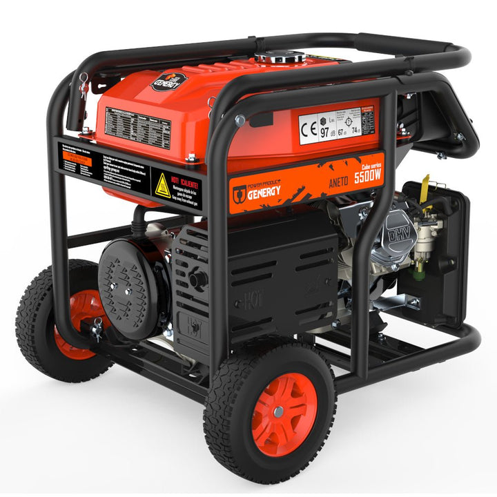 Genergy Aneto 5500 W – Groupe électrogène essence (démarrage manuel) - MK SELLER EU