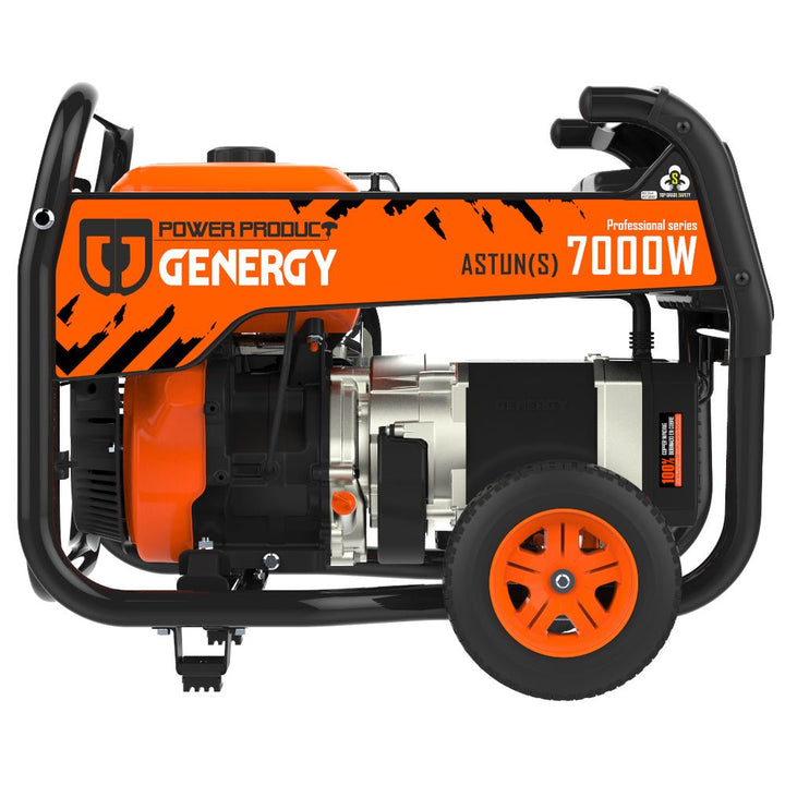 Genergy Astún - S 7000 W – Groupe électrogène essence (démarrage manuel) - MK SELLER EU