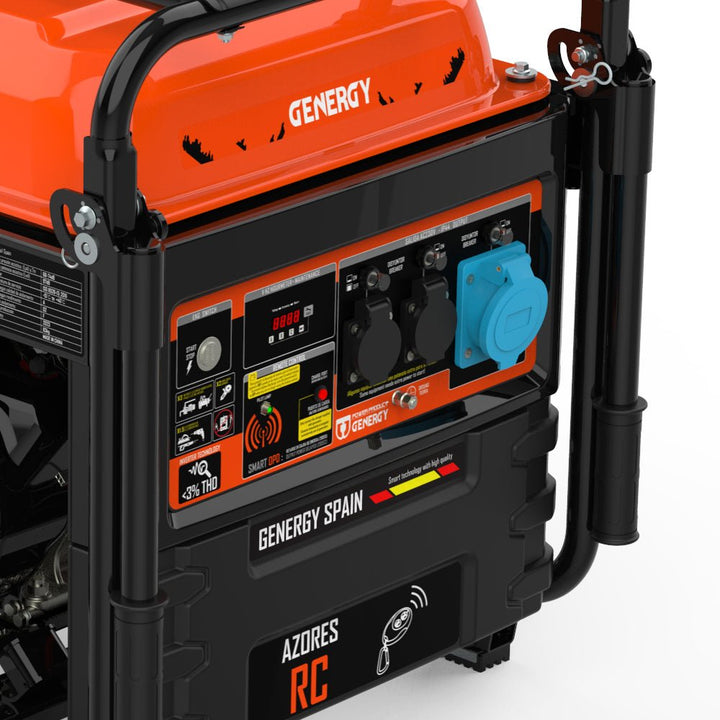 Genergy Azores - RC 1100 W – Groupe électrogène Inverter (démarrage électrique + télécommande) - MK SELLER EU