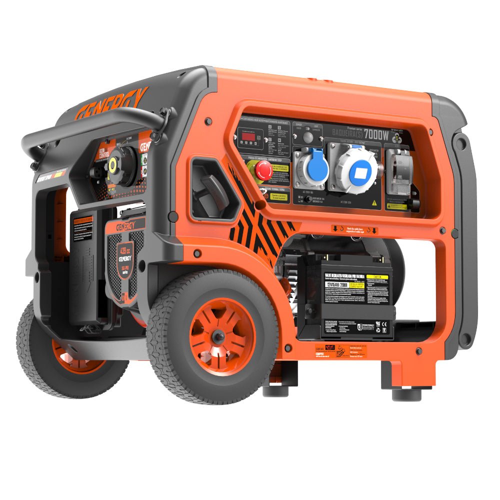Genergy Baqueira - S 7000 W – Groupe électrogène essence (démarrage électrique) - MK SELLER EU