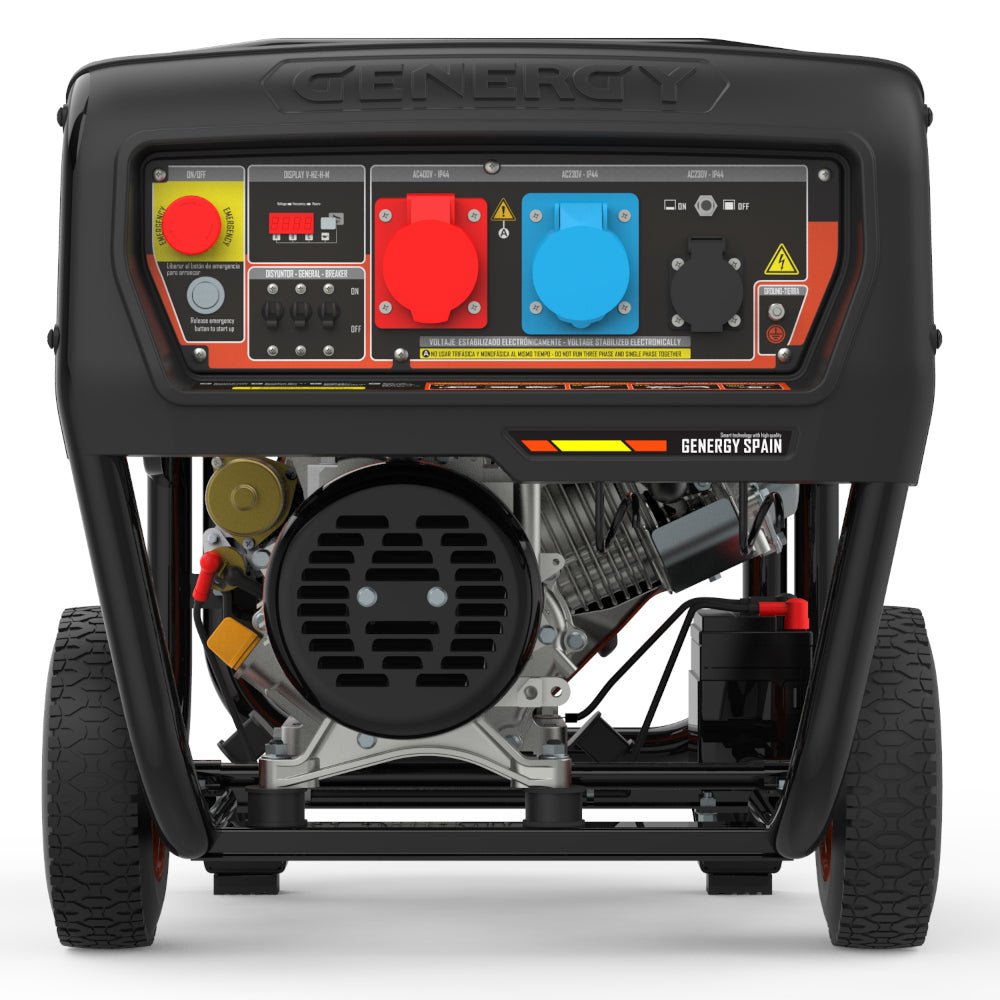 Genergy Bentayga 8000 W – Groupe électrogène triphasé (démarrage électrique) - MK SELLER EU