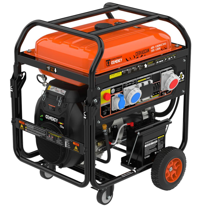 Genergy Cervascán - S 12000 W – Groupe électrogène triphasé - MK SELLER EU