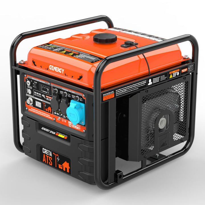 Genergy Creta - ATS 7500 W – Groupe électrogène Inverter (démarrage automatique ATS) - MK SELLER EU