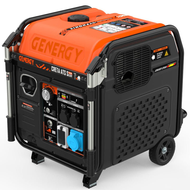 Genergy Creta - ATS Silent 7500 W – Groupe électrogène Inverter silencieux (démarrage automatique ATS) - MK SELLER EU