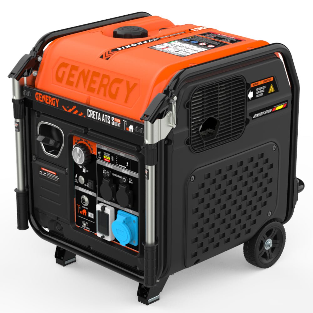 Genergy Creta - ATS Silent 7500 W – Groupe électrogène Inverter silencieux (démarrage automatique ATS) - MK SELLER EU