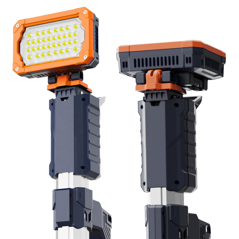 Genergy DIRECT - 100 4000 lumens – Tour d'éclairage télescopique - MK SELLER EU