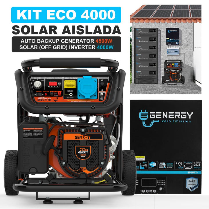 Genergy Eco 6000 – Kit solaire hybride - MK SELLER EU