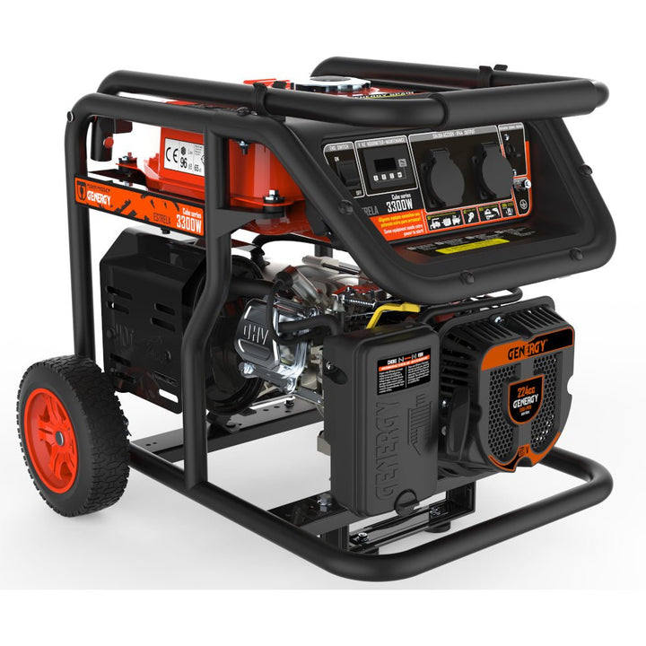 Genergy Estrela 3300 W – Groupe électrogène essence (démarrage manuel) - MK SELLER EU