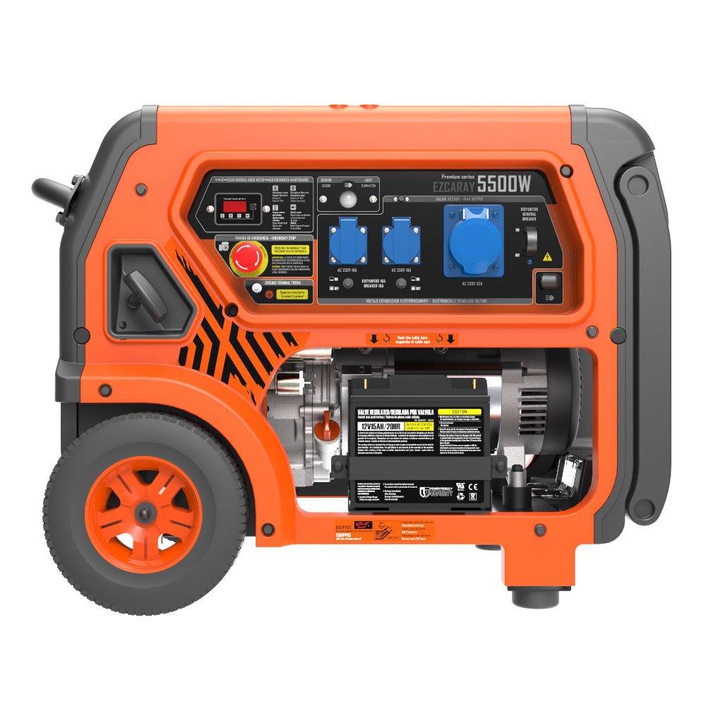 Genergy Ezcaray 5500 W – Groupe électrogène essence (démarrage électrique) - MK SELLER EU