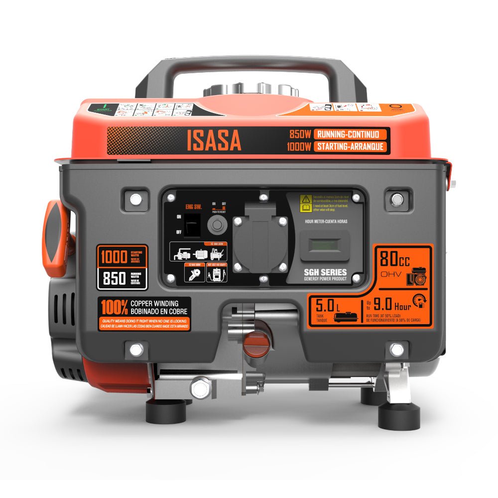 Genergy Isasa 1000 W – Groupe électrogène essence (démarrage manuel) - MK SELLER EU