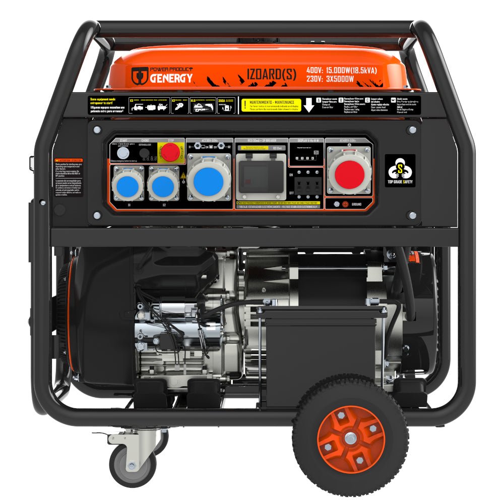 Genergy Izoard - S 15000 W – Groupe électrogène triphasé - MK SELLER EU