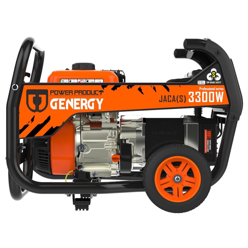 Genergy Jaca - S 3300 W – Groupe électrogène essence (démarrage manuel) - MK SELLER EU