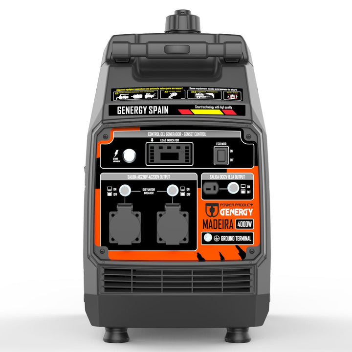 Genergy Madeira 4000 W – Groupe électrogène Inverter (démarrage électrique) - MK SELLER EU